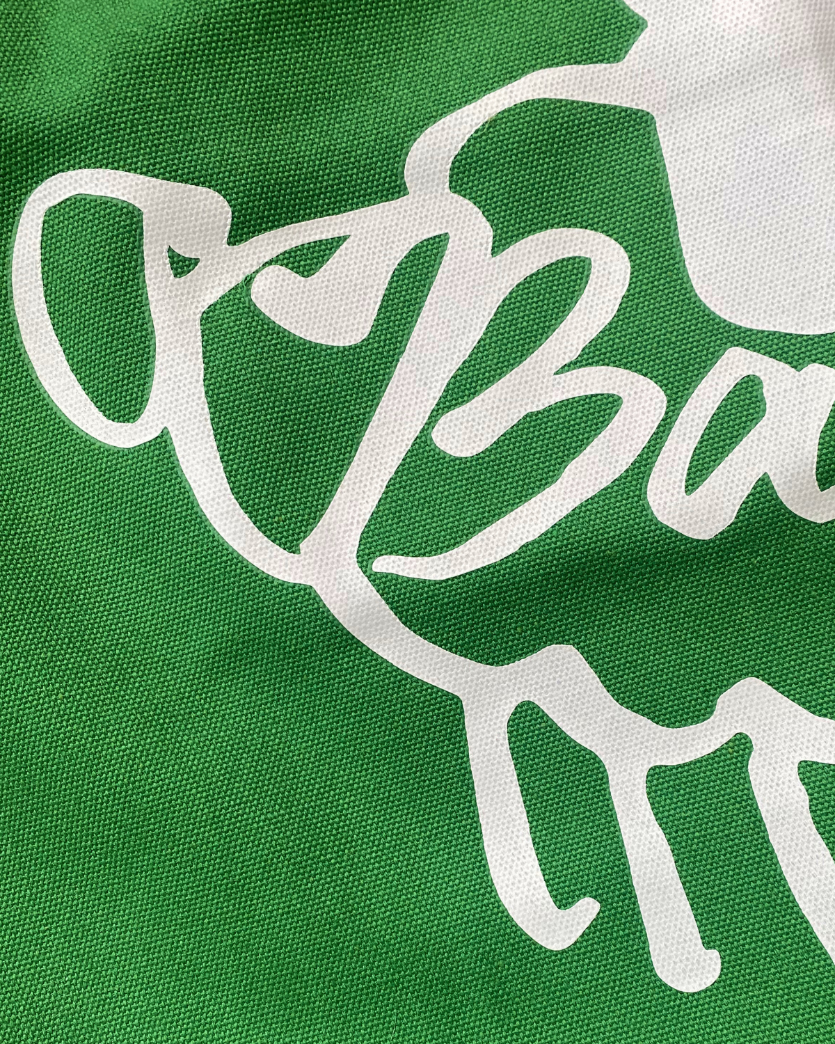tote - Baa Baazaar: evergreen and white
