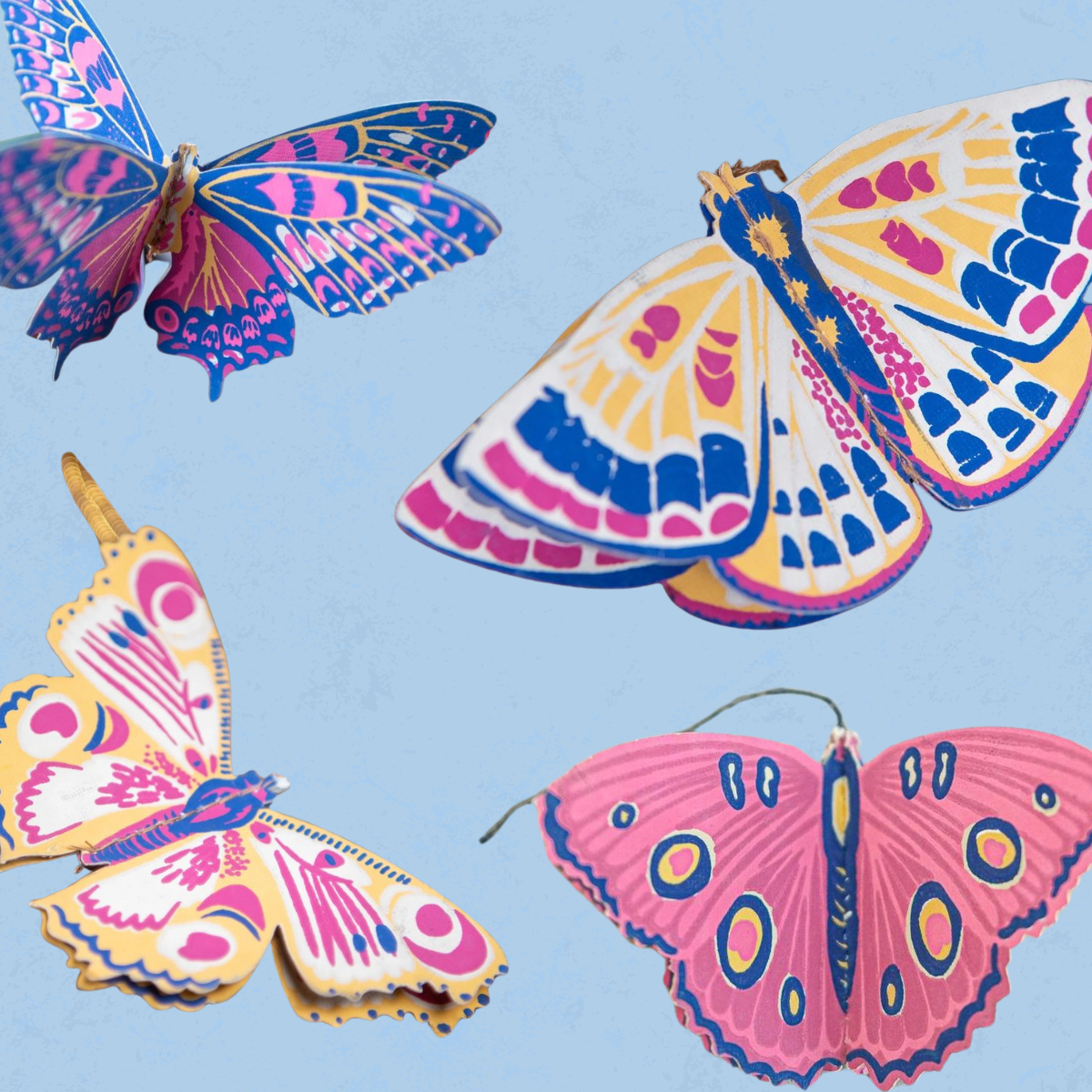 East End Press paper butterflies 