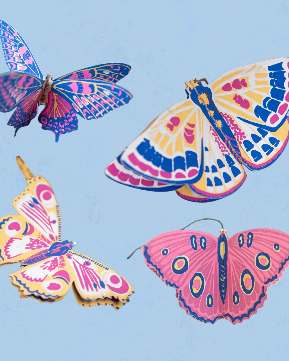 East End Press paper butterflies 