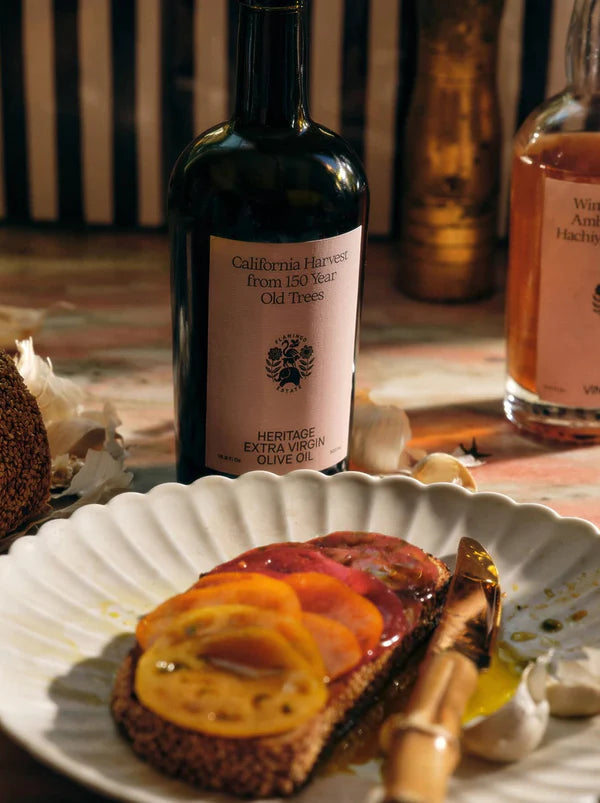 Flamingo estate olive oil on toast