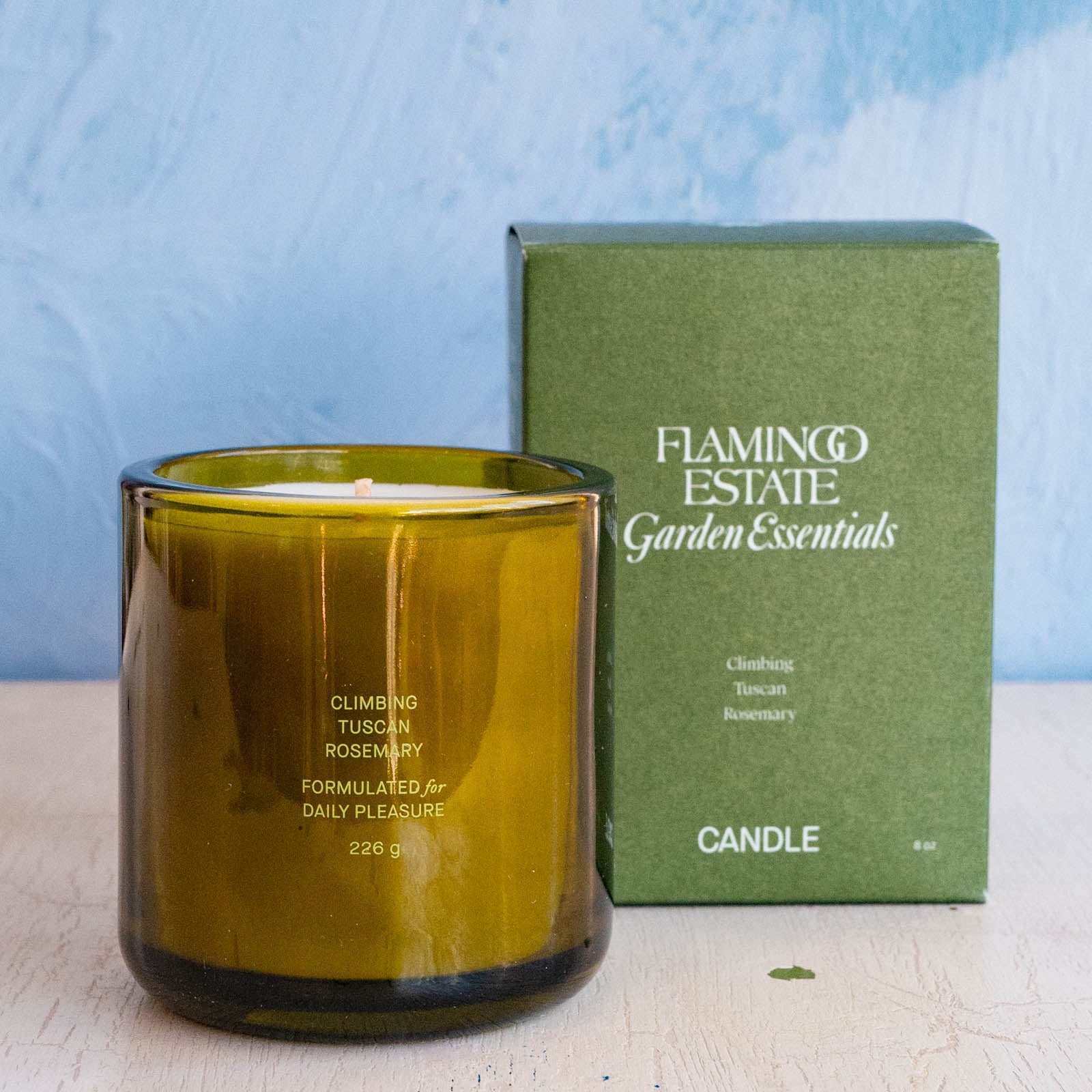 Flamingo Estate candle in tuscan rosemary
