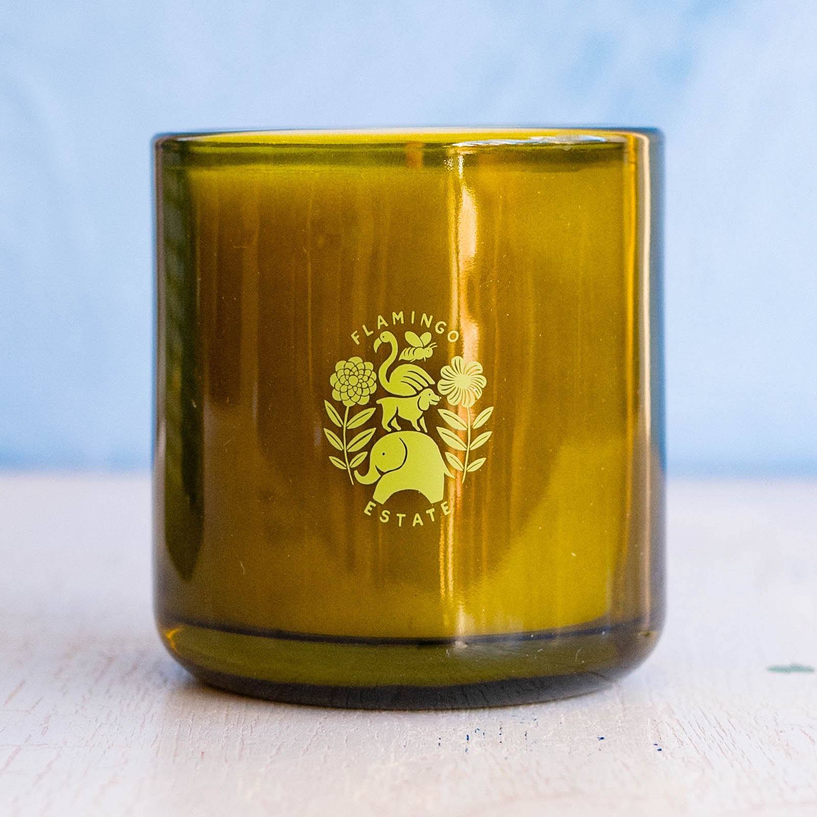 Flamingo Estate candle in tuscan rosemary