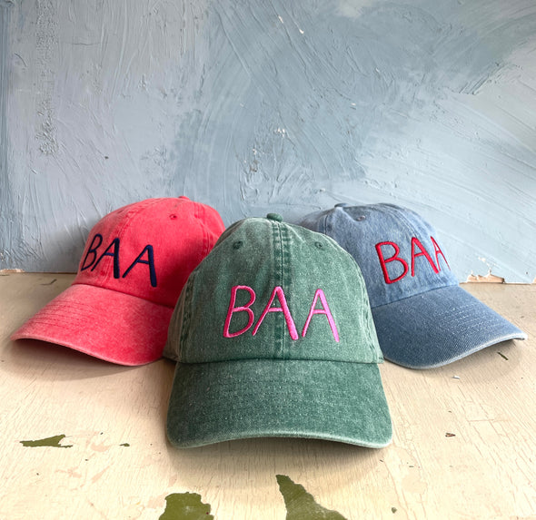 baa cap/hat (assorted colours)