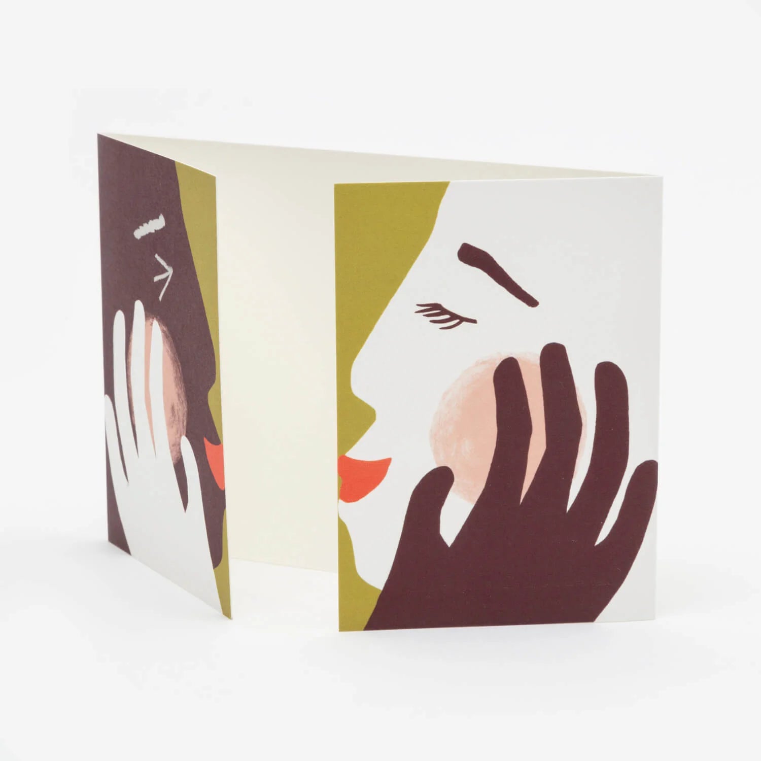 Hadley paper goods big kiss card opening