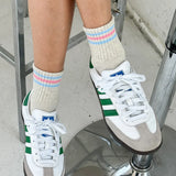 socks - girlfriend - bright grey