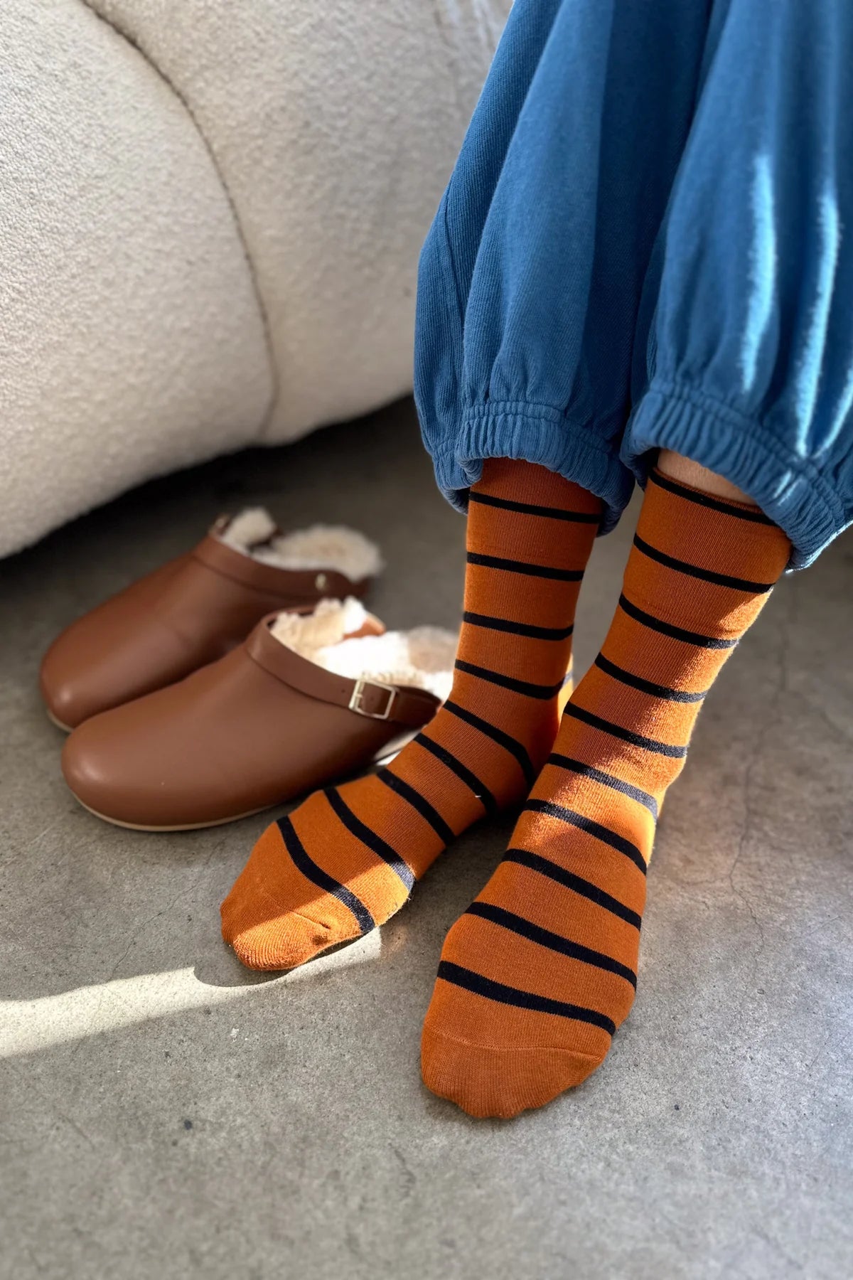 socks - wally - camel