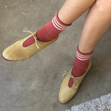 socks - girlfriend: terracotta