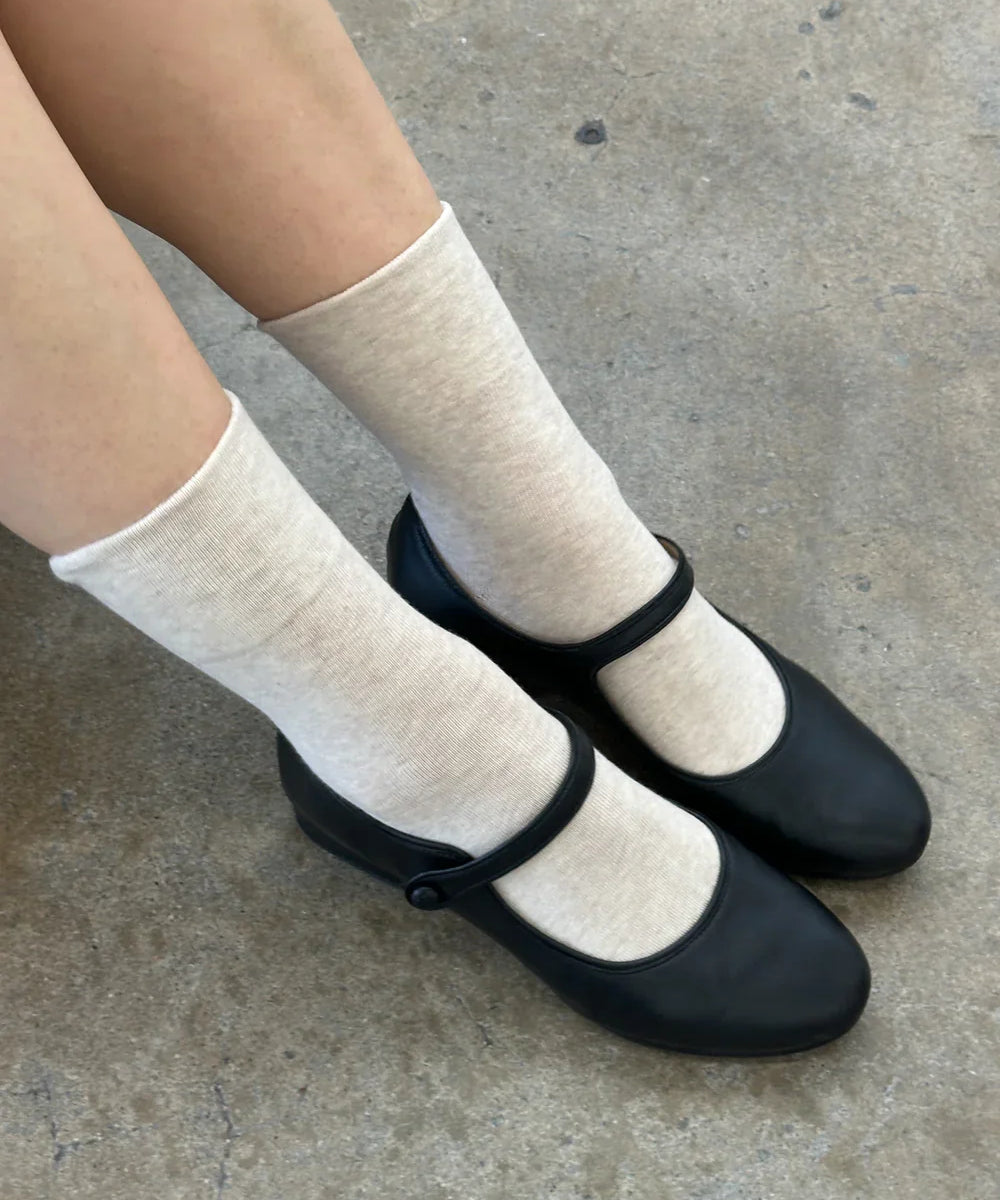socks - sneaker - oatmeal