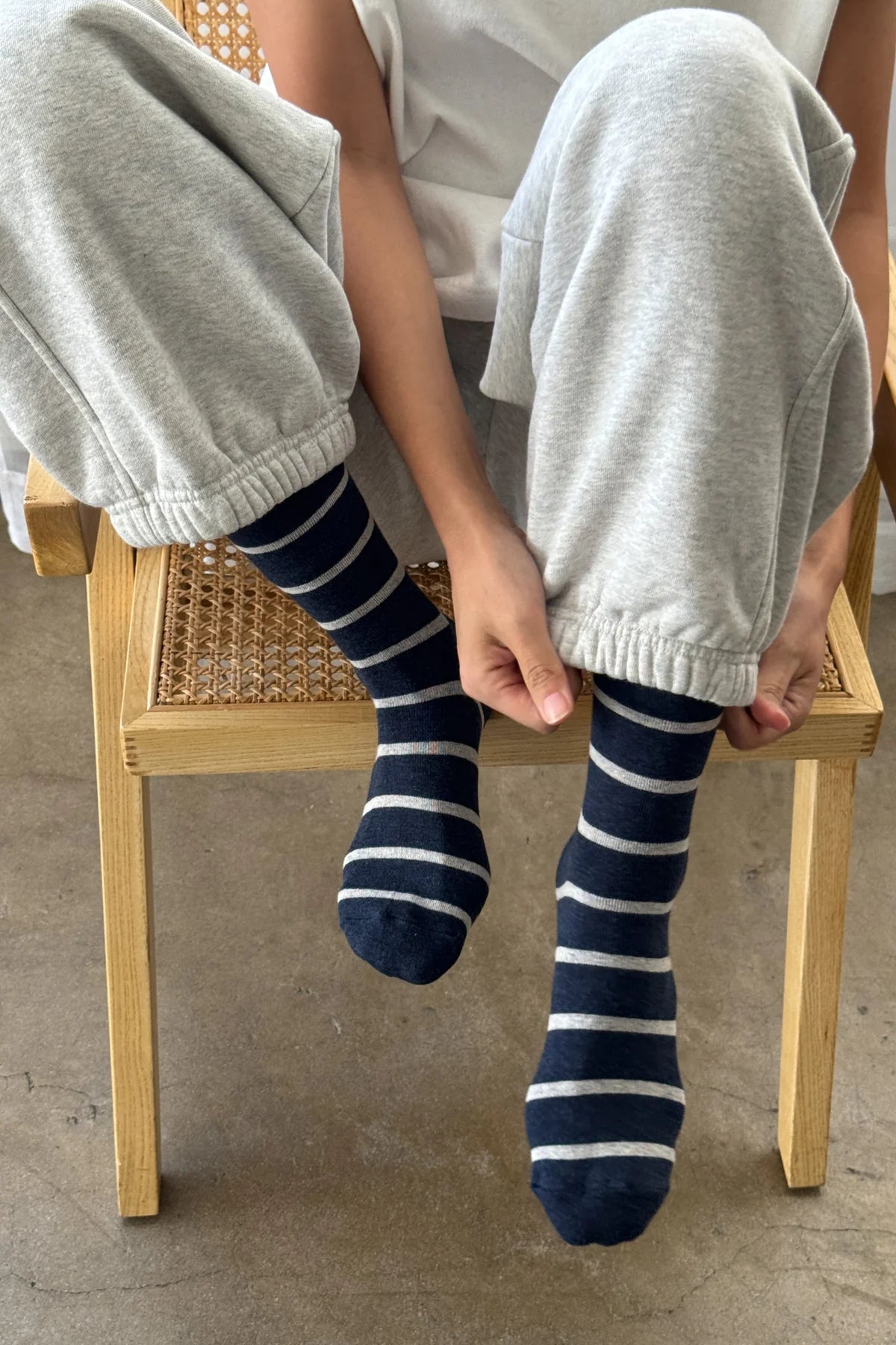 socks - wally - marine