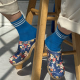 socks - girlfriend - royal blue