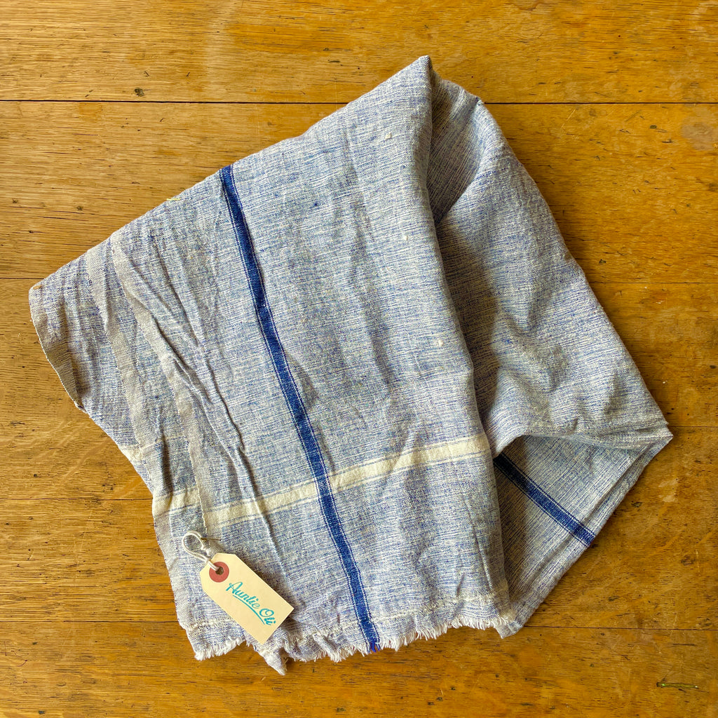 kitchen towel - indigo chambray
