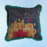 pillow - vintage kantha and ikat