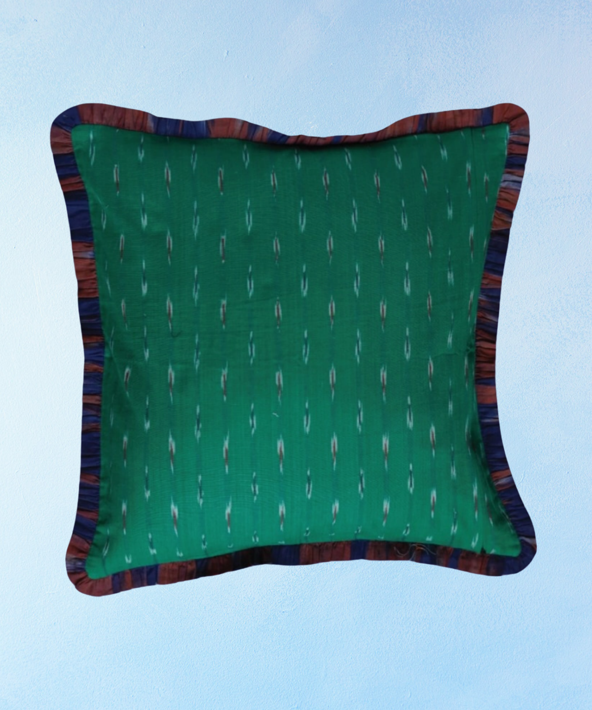 pillow - vintage kantha and ikat