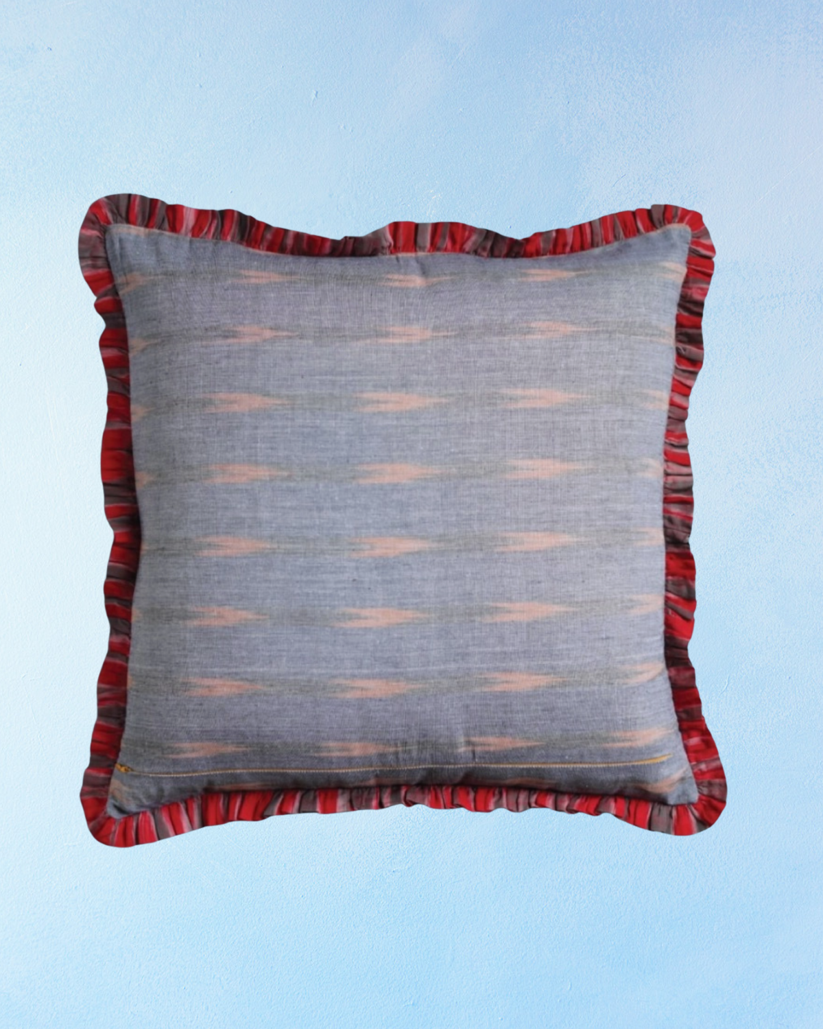 pillow - vintage kantha and ikat
