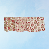 large gift bag - winter red