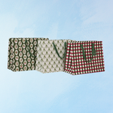 large gift bag - holly green