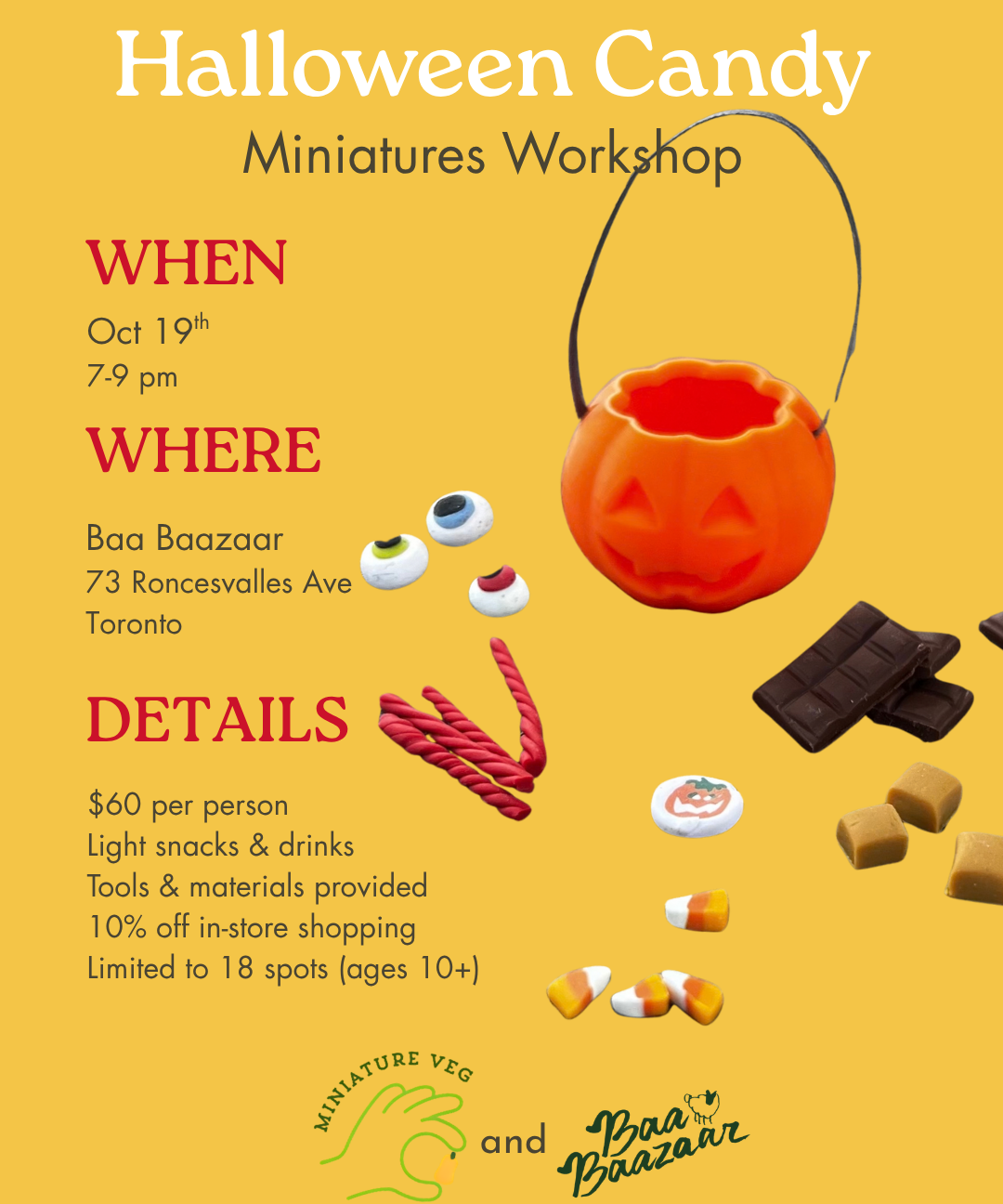 Halloween Candy: Miniatures Workshop