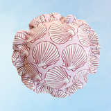 pillow - round pink shell