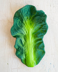Kale leaf shaped teether