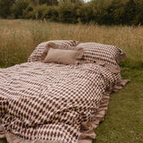 literie - taies d'oreiller : harlequin camel