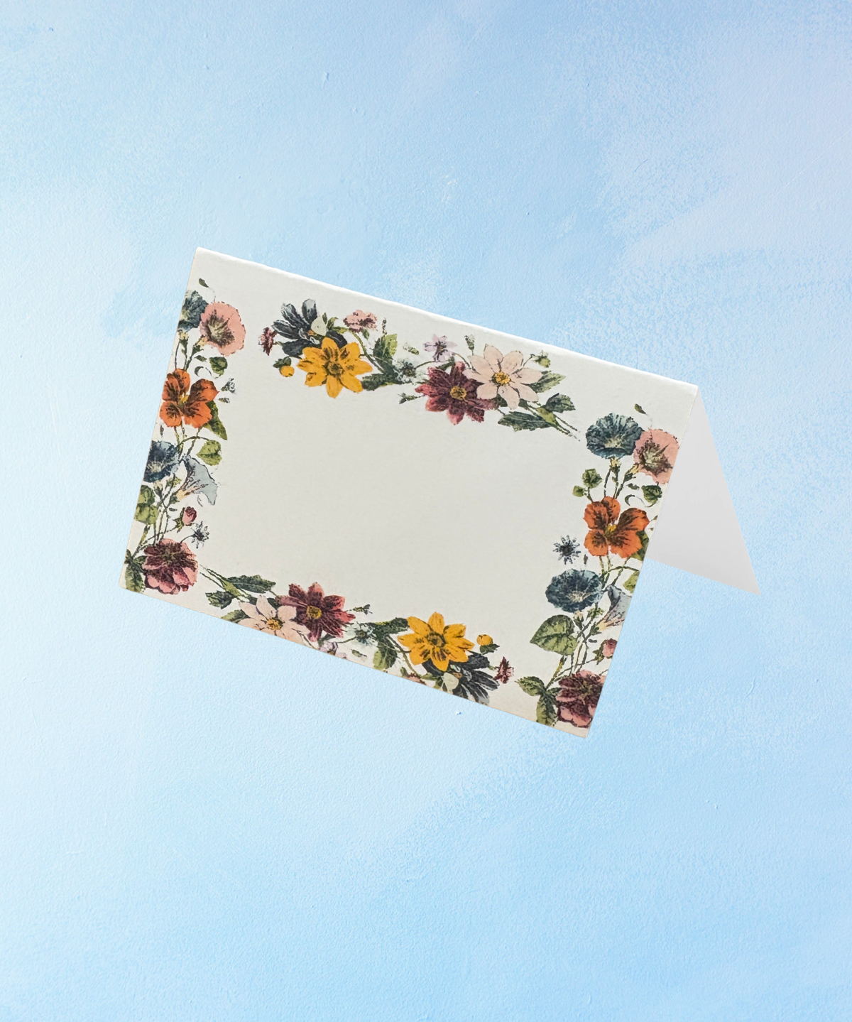 place cards - floral (set of 10)