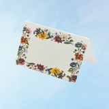 place cards - floral (set of 10)