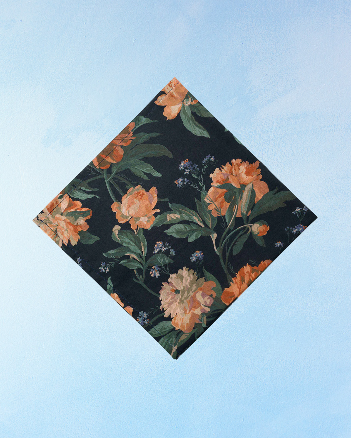 pocket square - liberty london: decadent bloom