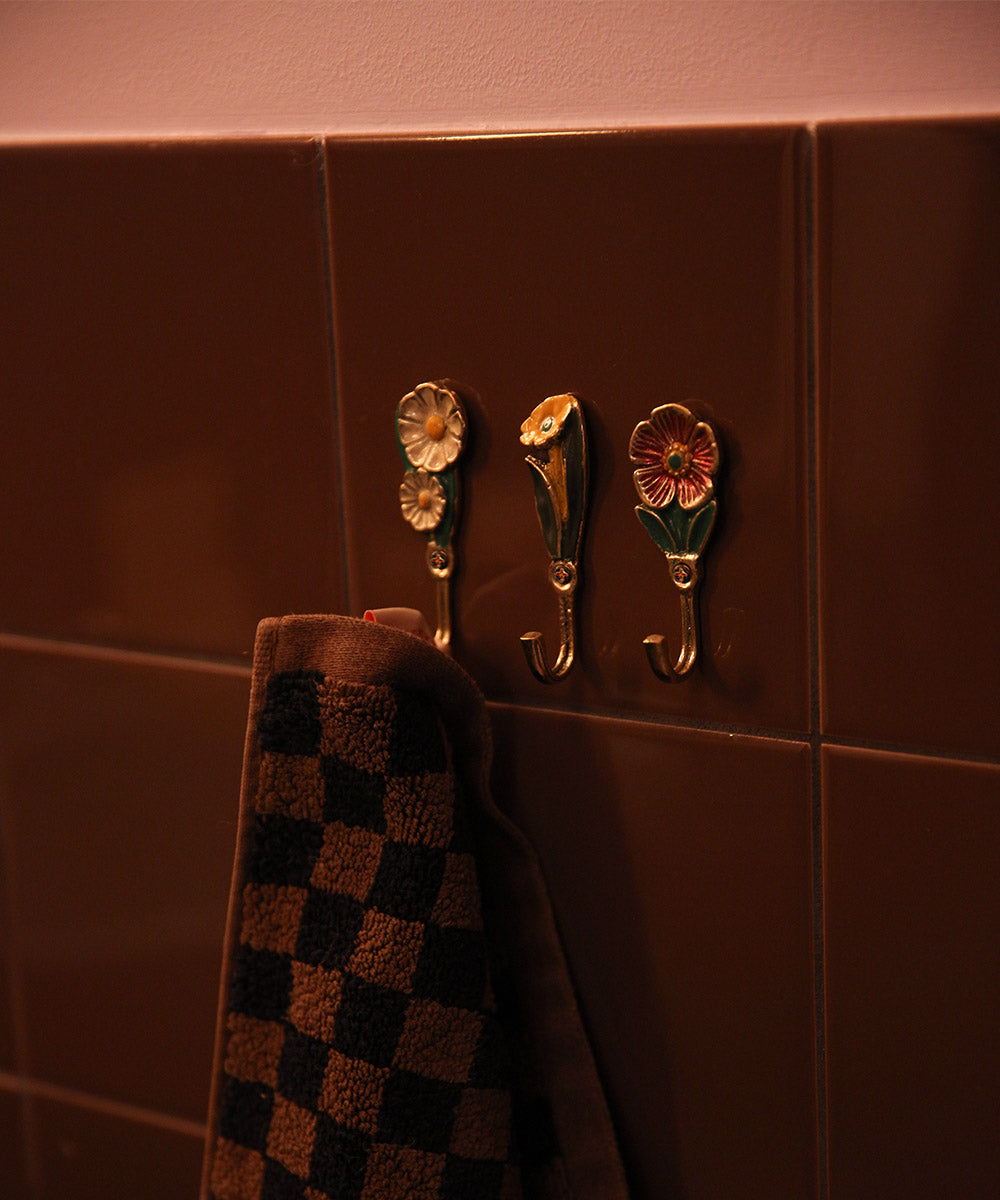 wall hooks - posy (set of three)