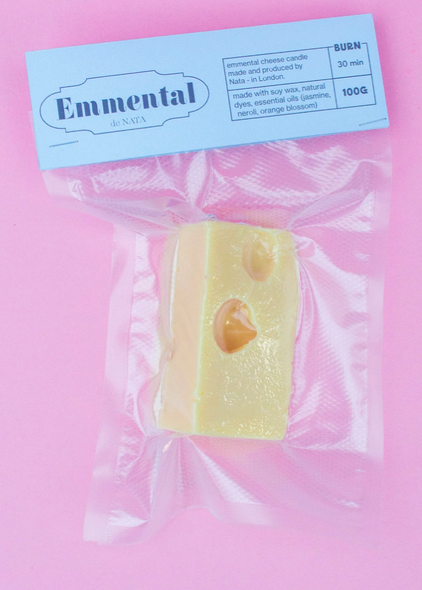 candle - emmental cheese