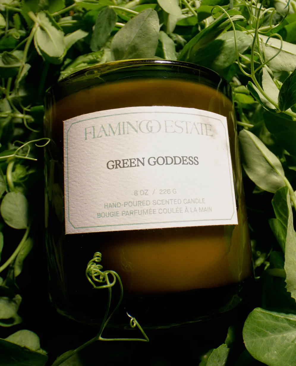 candle - flamingo estate green goddess