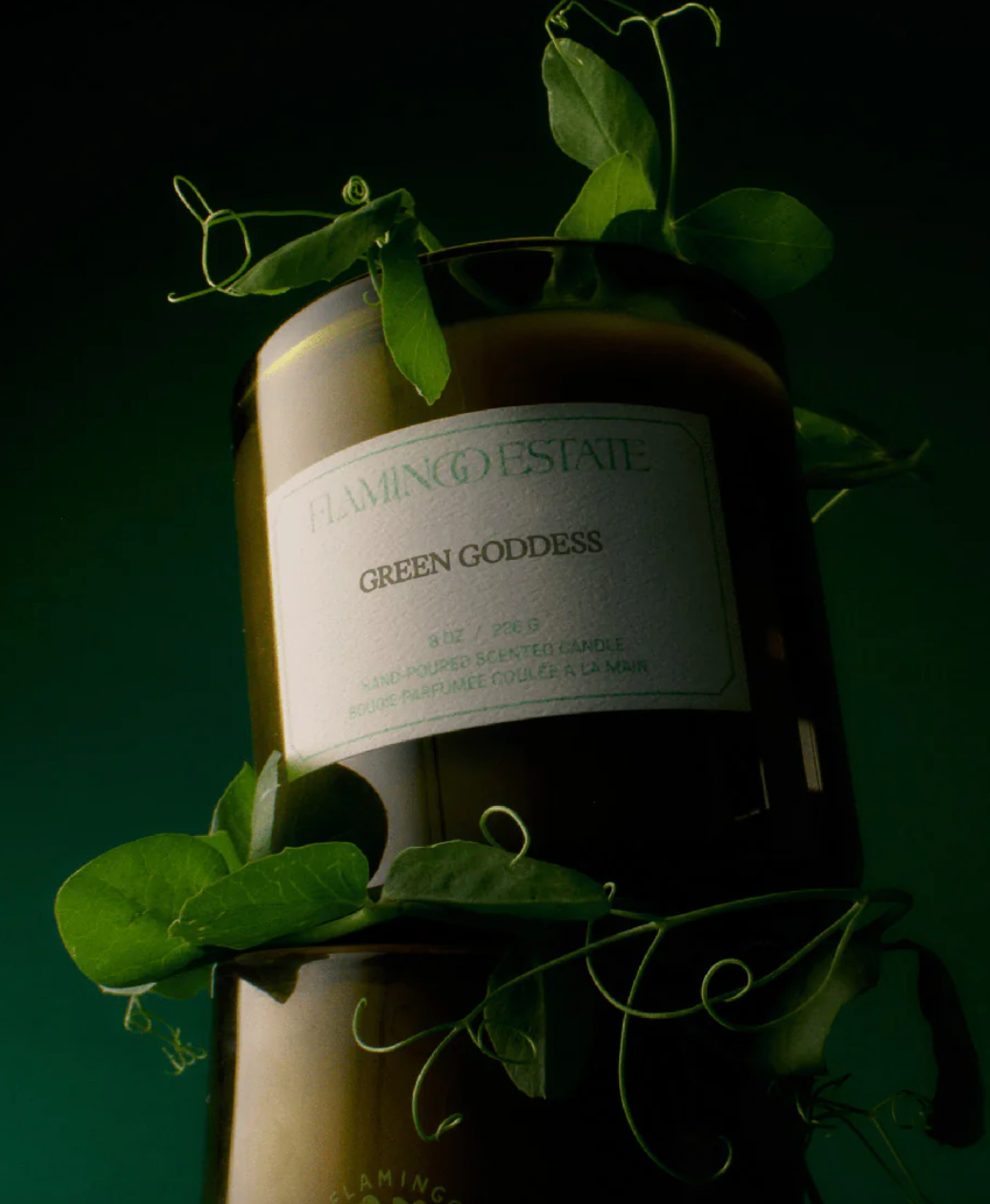 candle - flamingo estate green goddess