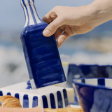 distributeur d'huile en céramique - costa azul