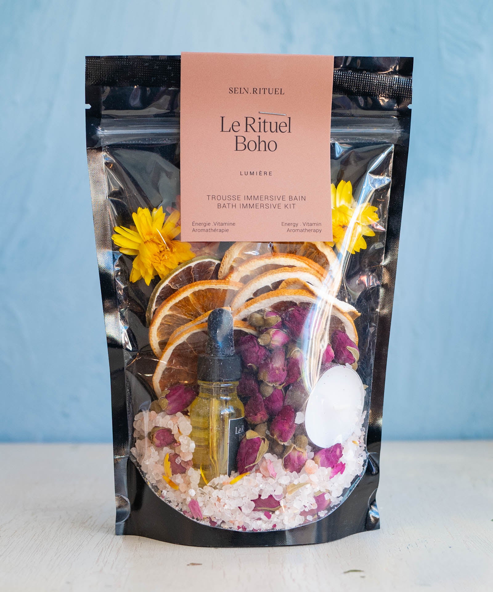 Immersive bath kit by Selv Rituel in Le Rituel Boho