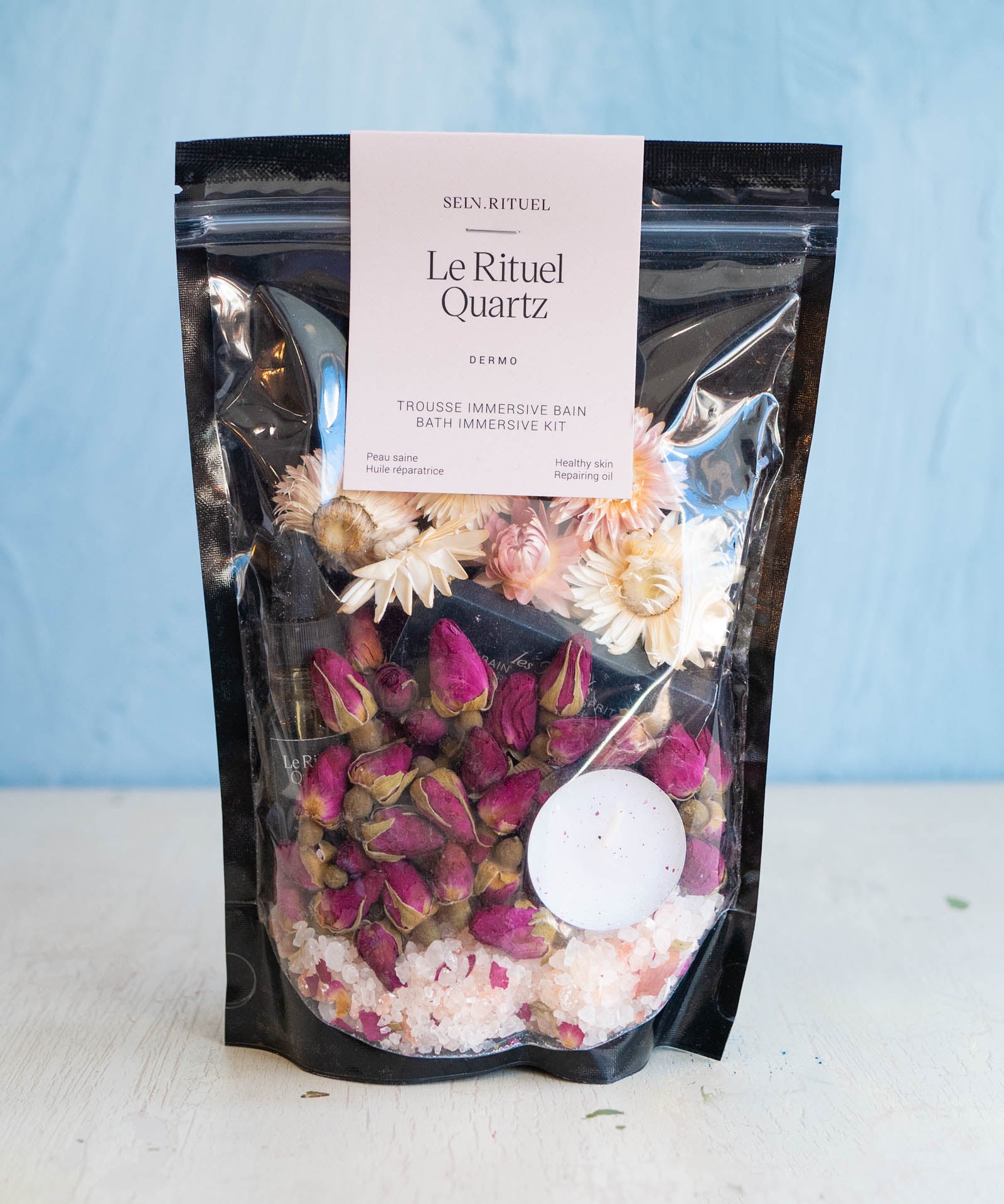 immersive bath kit by selv rituel in rituel quartz