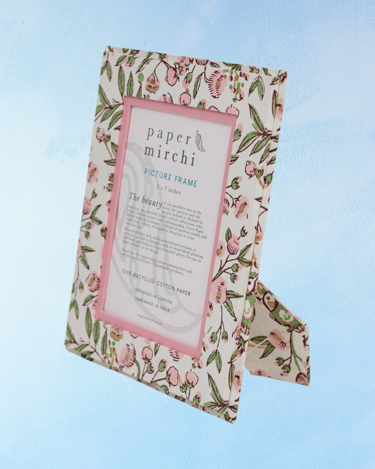 picture frame - songbird blush (5x7)