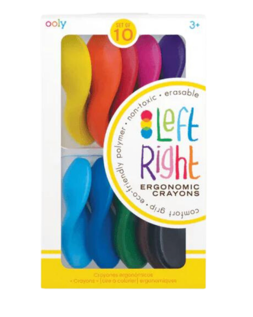 left right crayons