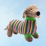 stuffed toy - weiner dog in a sweater