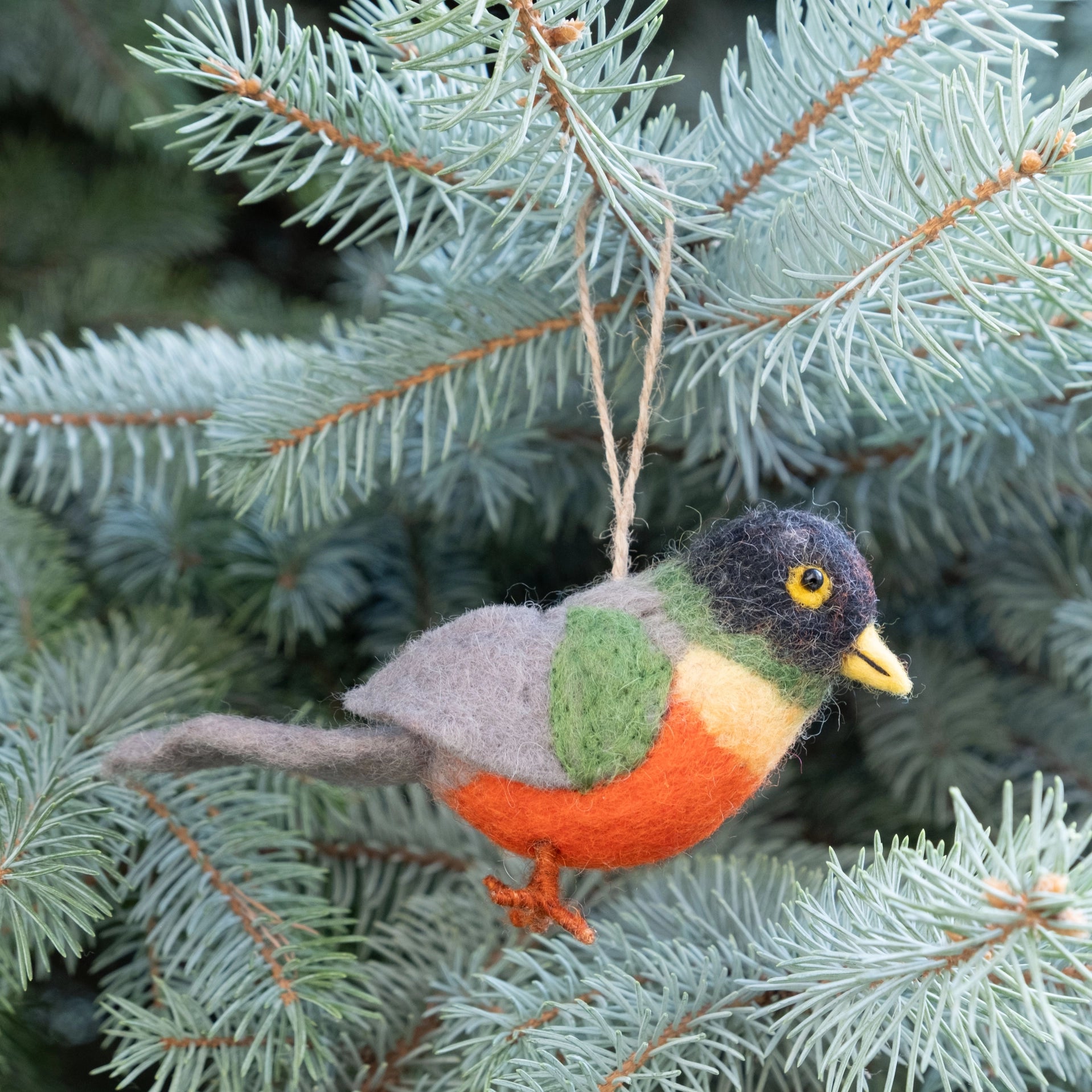 ornament - felt bird (multiple styles)