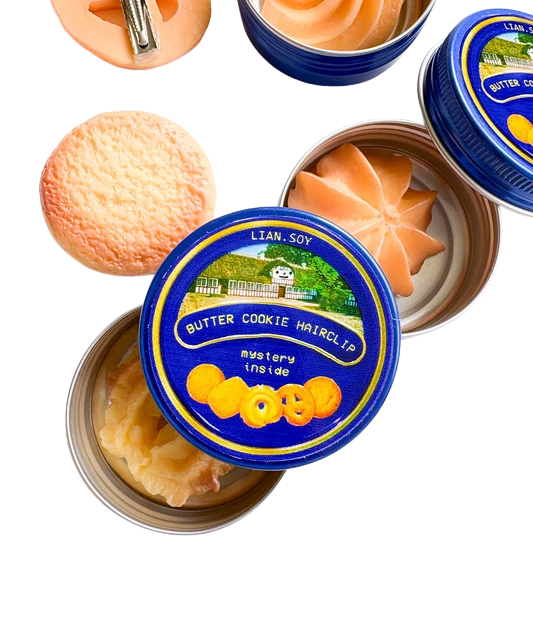 hair clip - danish butter cookie (blind box)