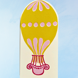 greeting card - hot air balloons concertina