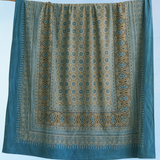 tablecloth - ajrakh golden sun