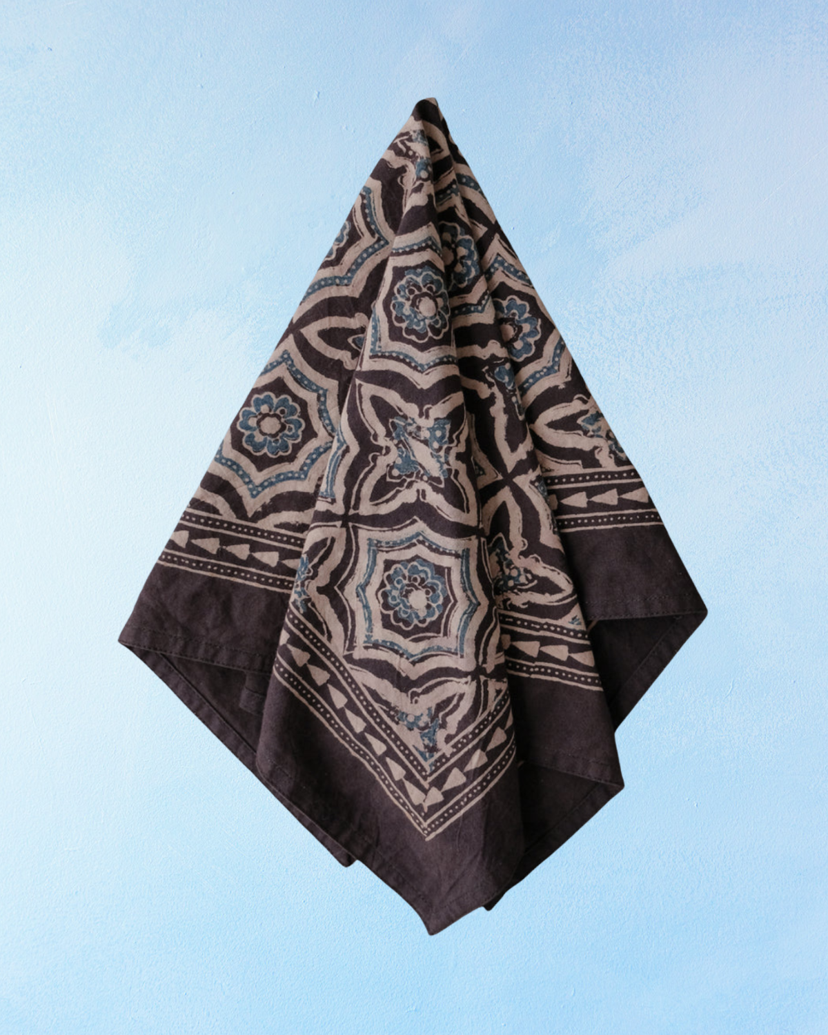 set of two napkins - ajrakh kaleidoscope