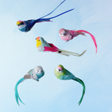 Décorations à clipser en forme d'oiseau