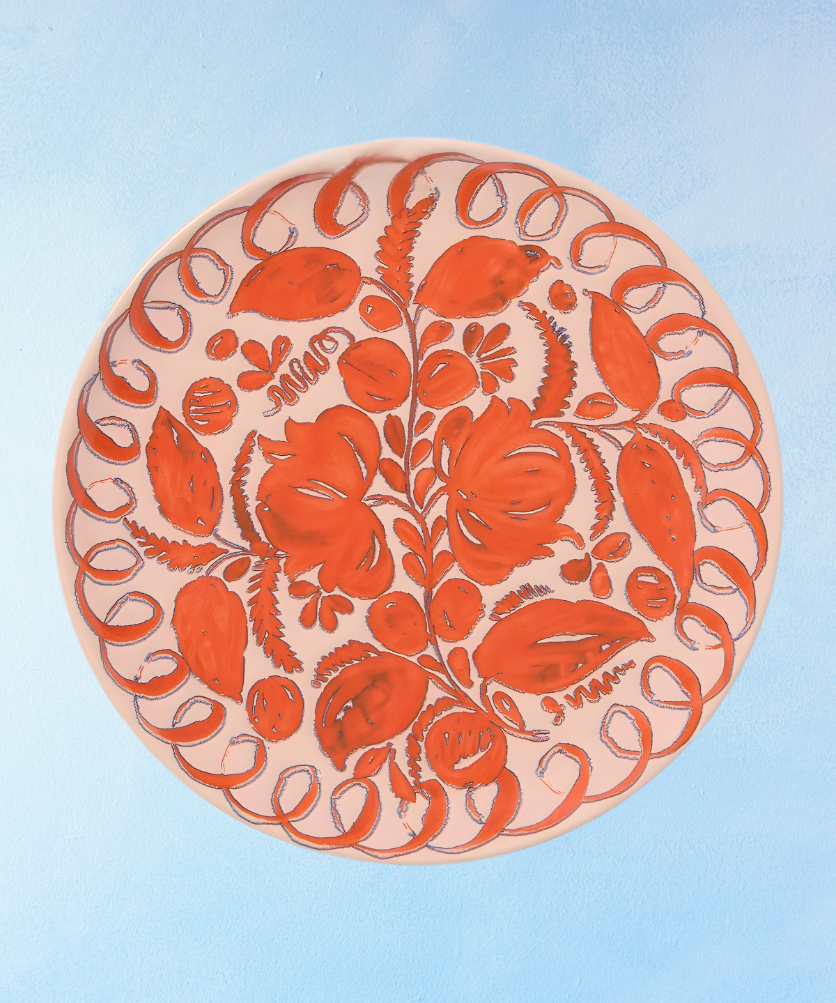 vaisselle - assiette plate : amalfi (plusieurs styles)
