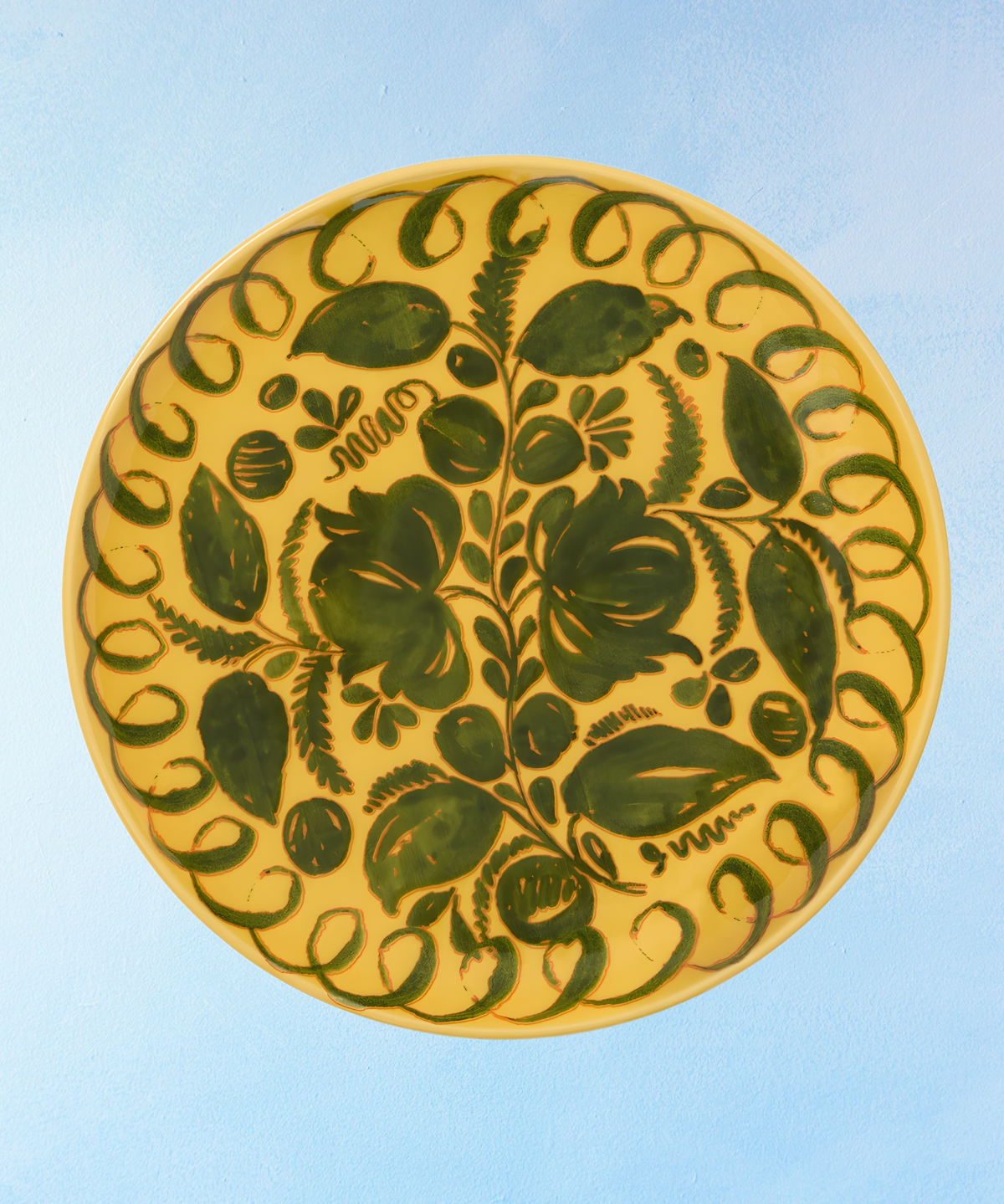 vaisselle - assiette plate : amalfi (plusieurs styles)