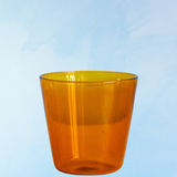 glassware - milanese amber tumbler