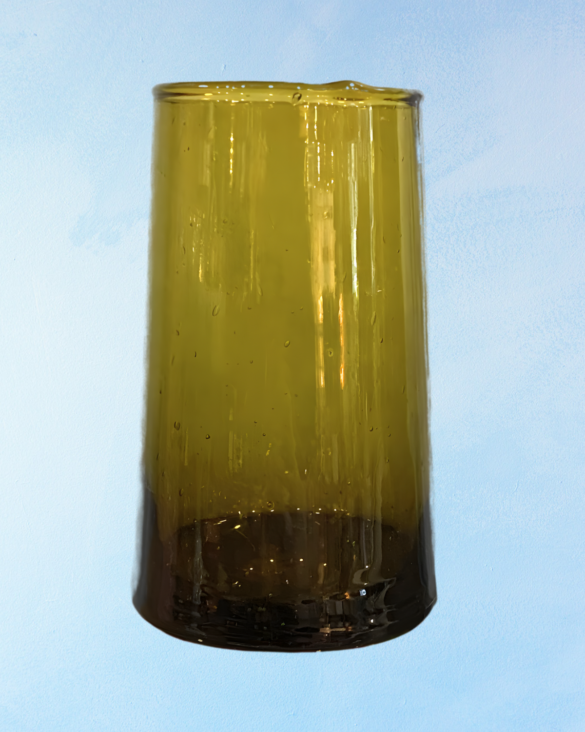 glassware - mouth-blown: amber (multiple sizes)