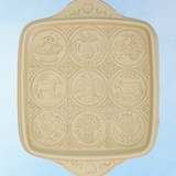 molde para pan de mantequilla - arte en mantequilla americano