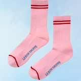 socks - boyfriend: amour pink