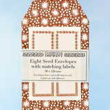 seed envelopes - animalcules cocoa (pack of 8)